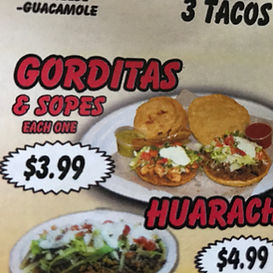 Gorditas and Sopes