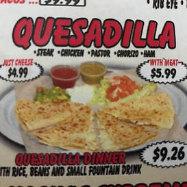 Quesadilla Dinner