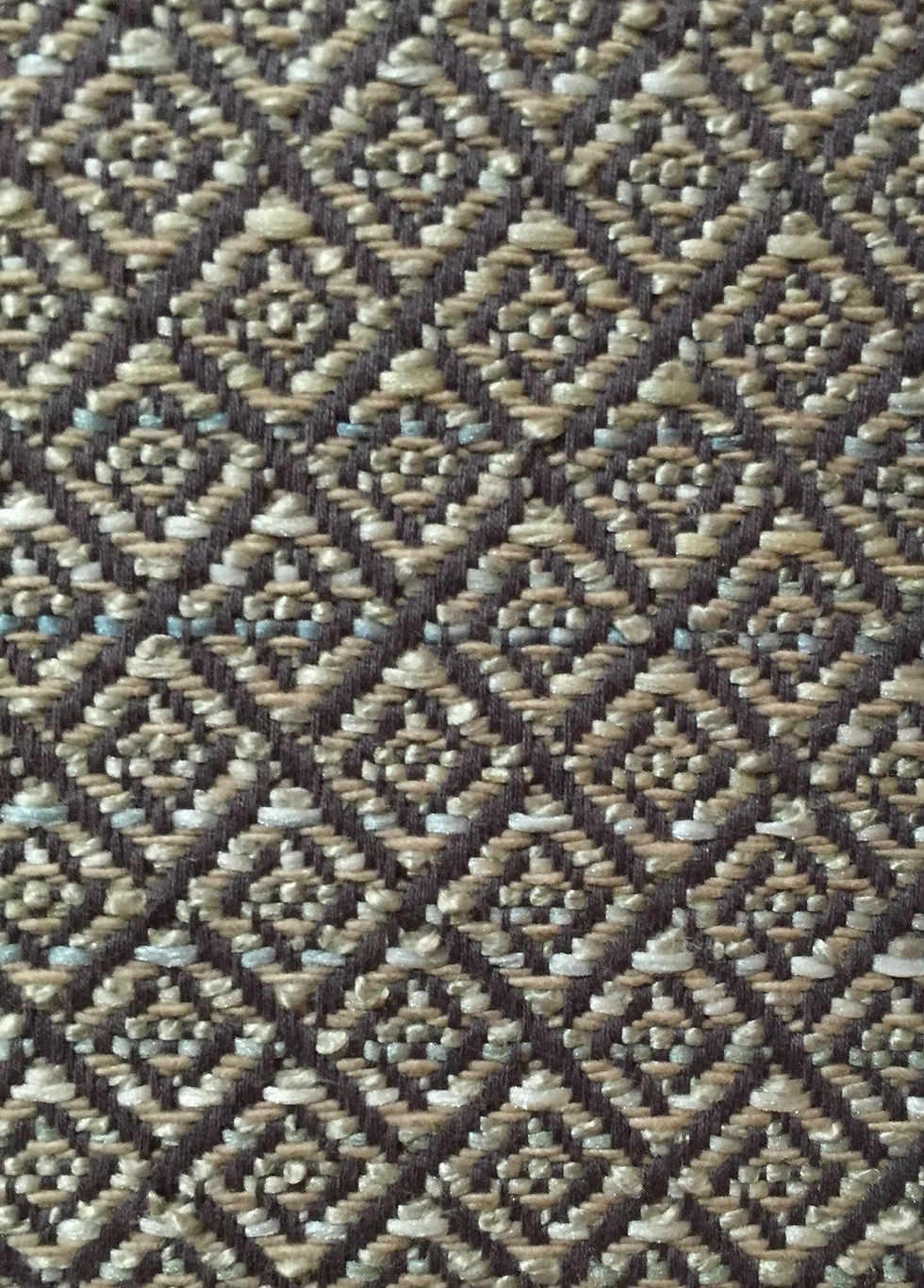 repetitive diamond print fabric
