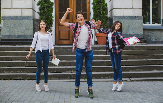 Happy student - Gradify International