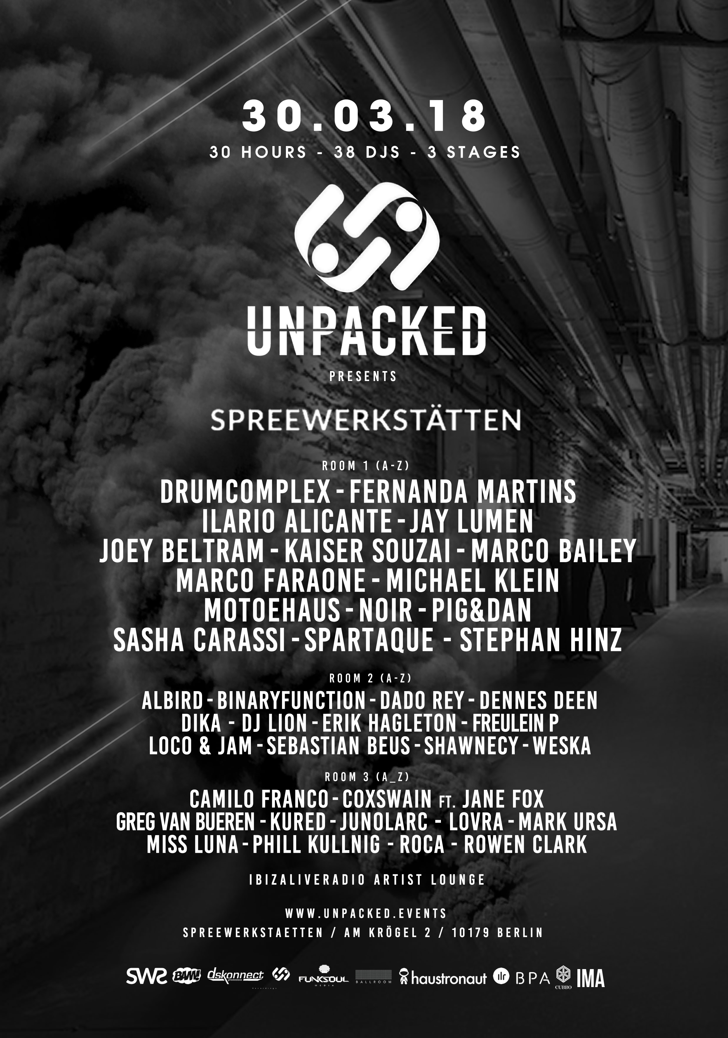 Unpacked Berlin - 30.03.18 POSTER