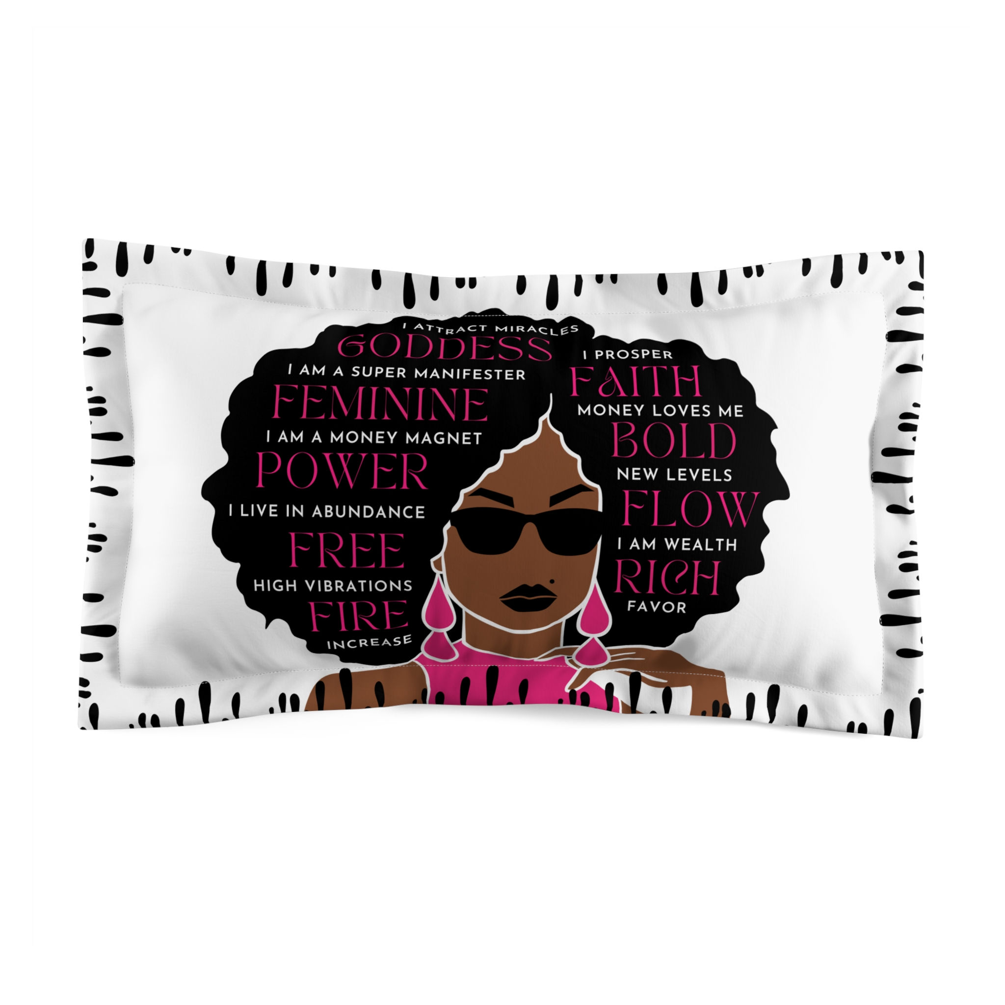 Fire Girl Manifestation Pillow Sham 2