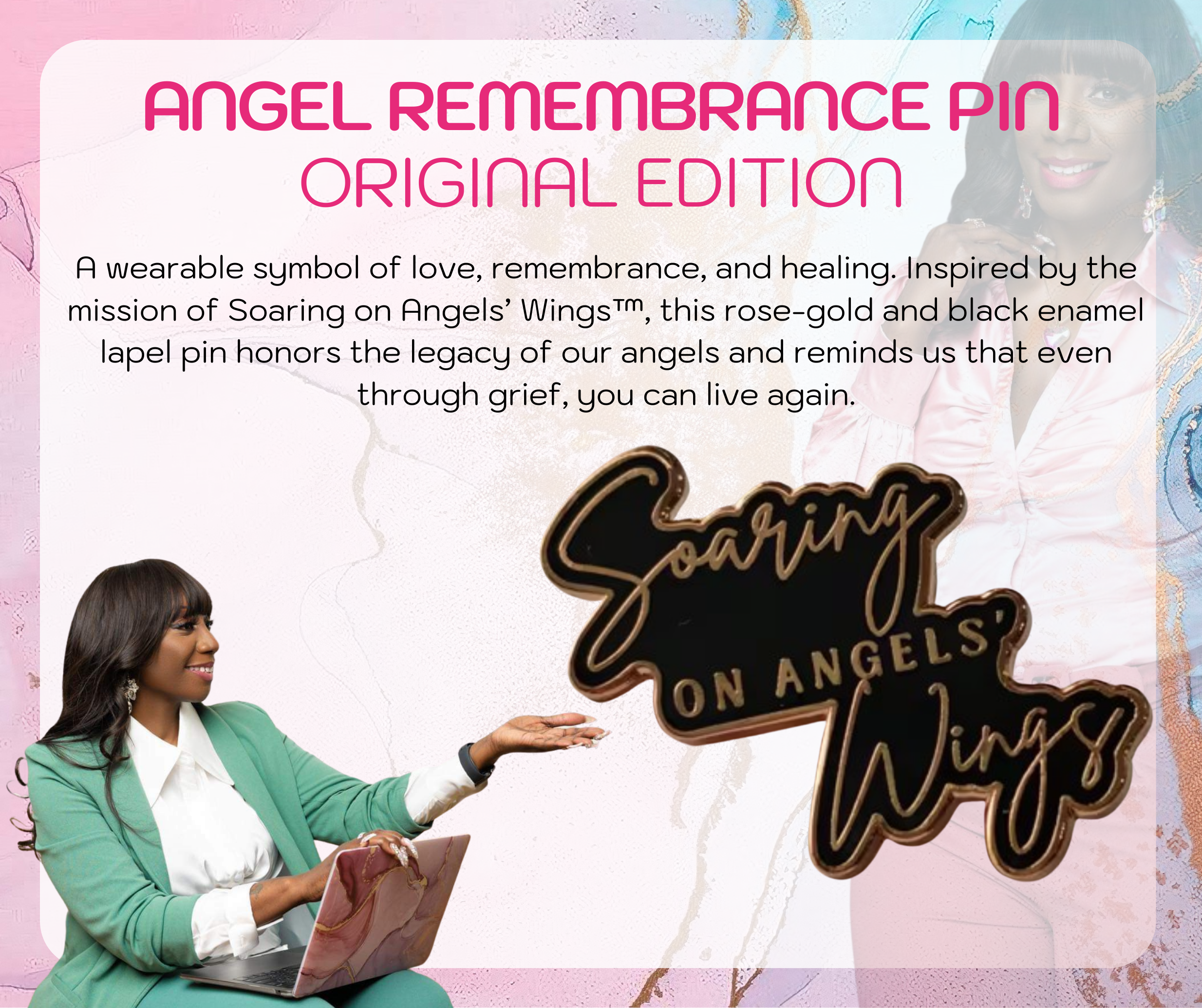 ANGEL REMEMBRANCE PIN Original Edition