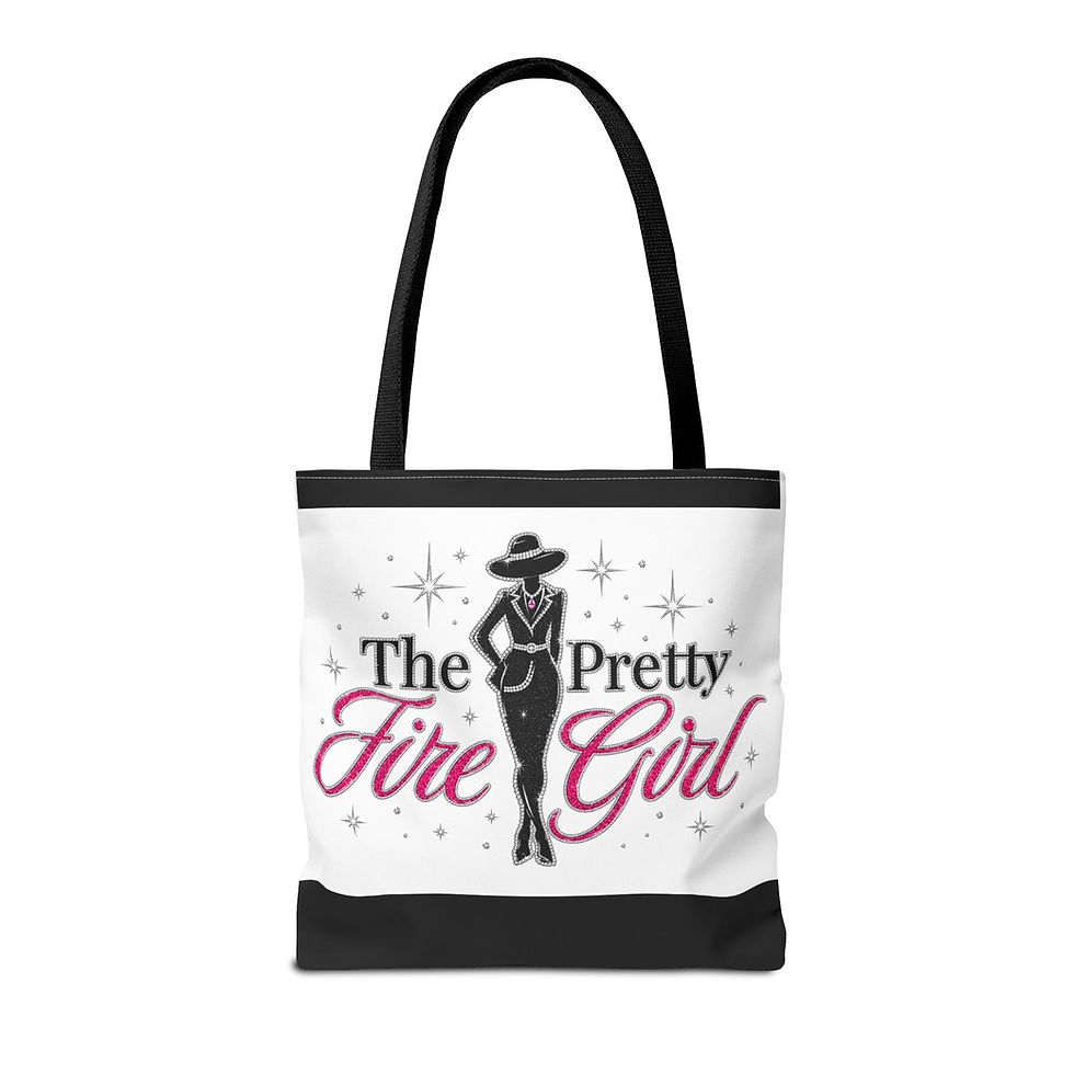 Thumbnail: The Pretty Fire Girl Tote Bag