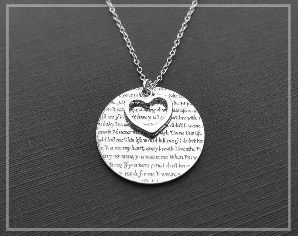 Thumbnail: Words of Love Necklace