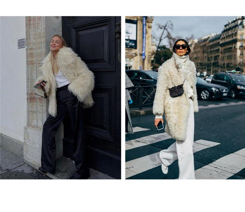 Thumbnail: Morning Mist Fairy Tuscan Sheepskin Coat