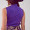 Thumbnail: Knitted Tank Jumper in Purple