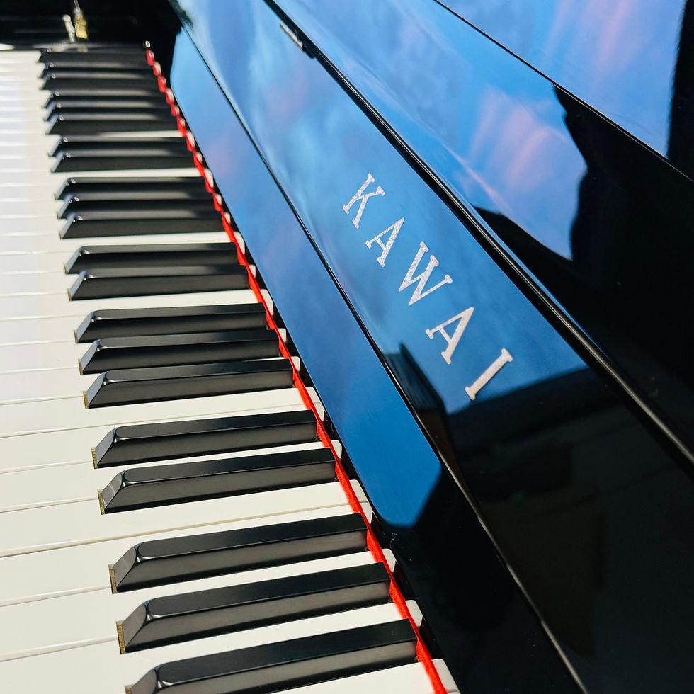 Thumbnail: KAWAI VT125 EBONY 2004 /Upright Piano /Used