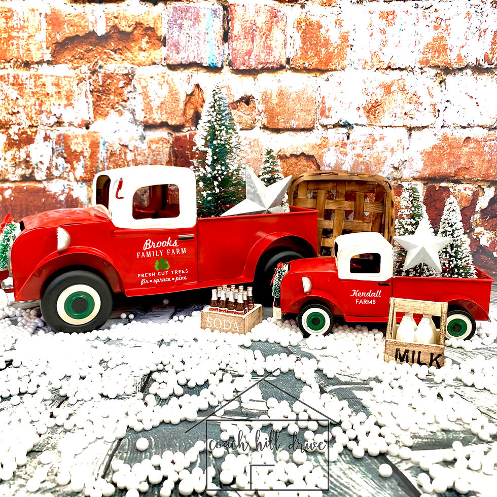 Personalized Holiday Trucks