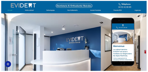 Orthodontistes et Dentistes à Auribeau sur Siagne: bienvenue au cabinet dentaire EVIDENT. Une équipe qualifiée vous accueille avec des équipements modernes.