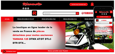 Boutique en ligne Wix "Ricomoto" : www.dtmx125.com