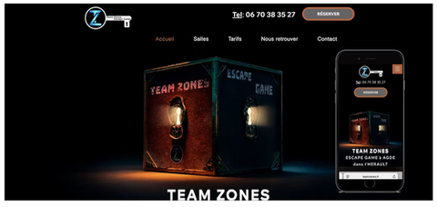 Team Zones est un Escape Game original située à Agde qui a été créé par un magicien avec beaucoup de système ingénieux. Une expérience très immersive.....