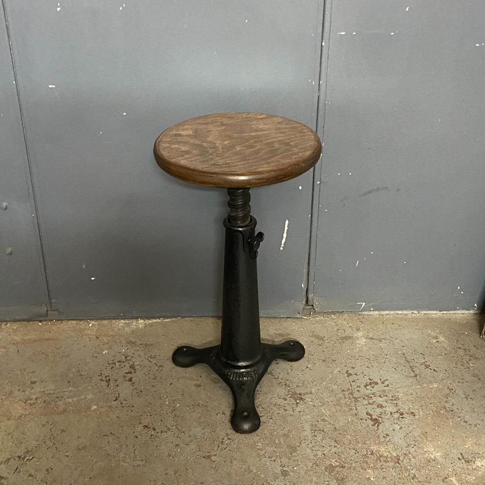 Thumbnail: Singer Machinist Cast Iron Stool