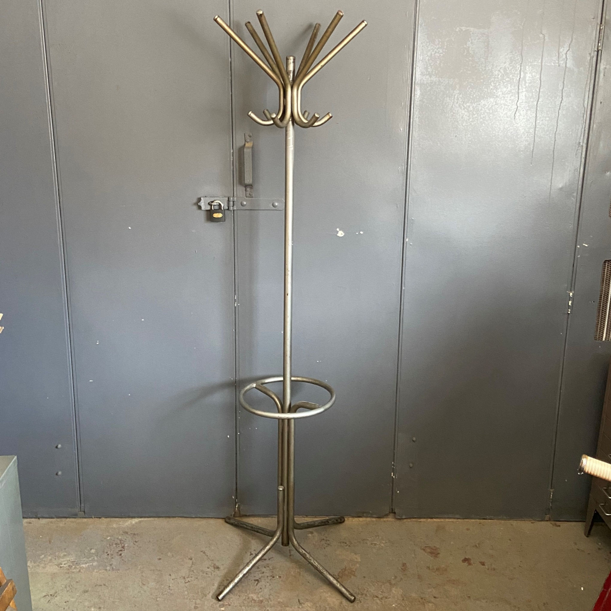 Vintage Industrial Metal Coat Stand