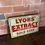Thumbnail: Original Lyons Enamel Sign
