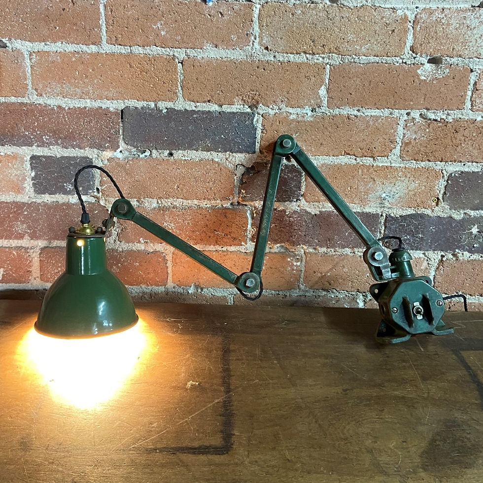 Vintage Industrial Machinist Lamp