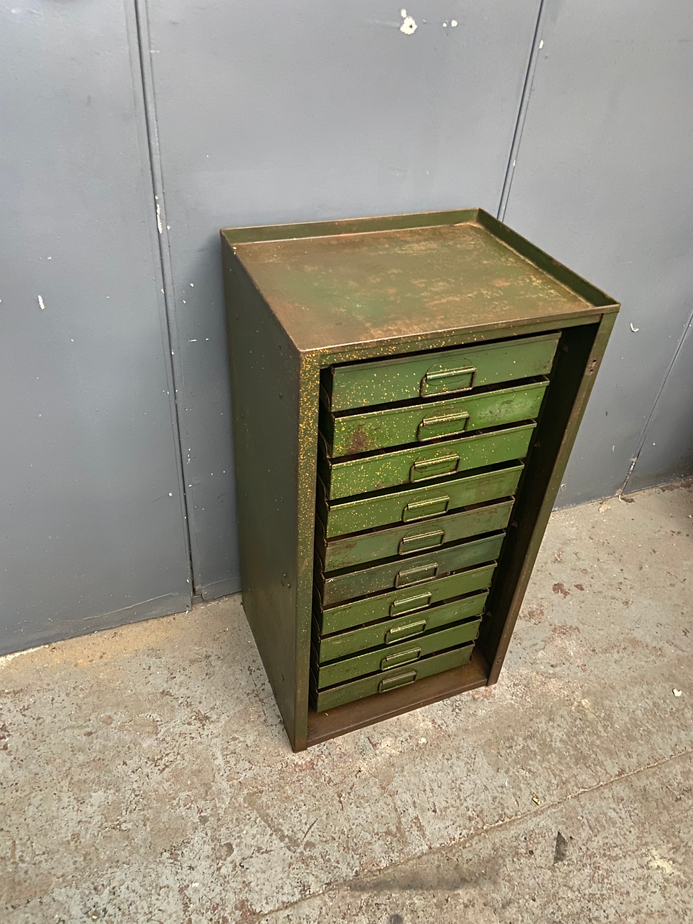 Thumbnail: Vintage Industrial Engineers Drawers