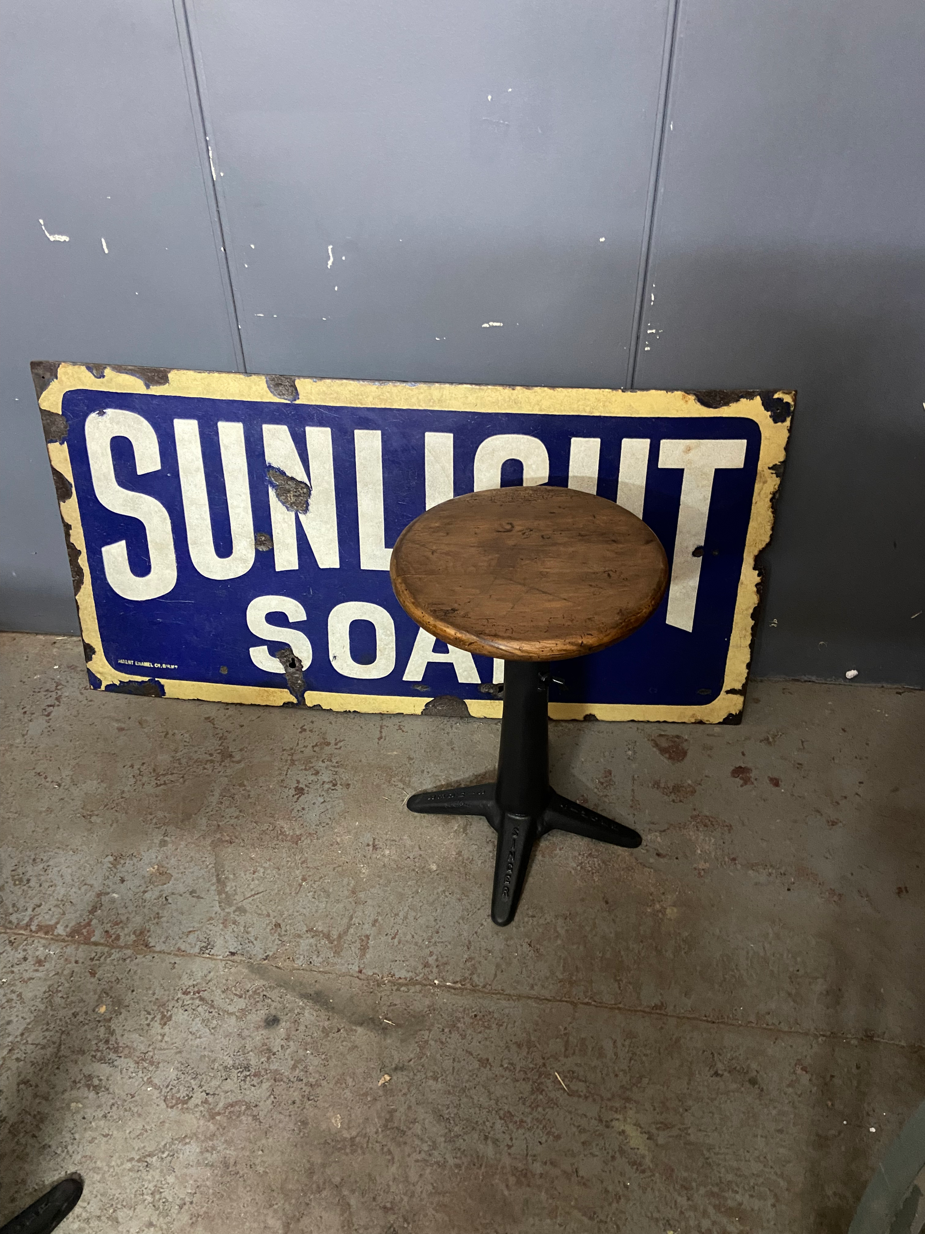 Original Singer Machinist Stool