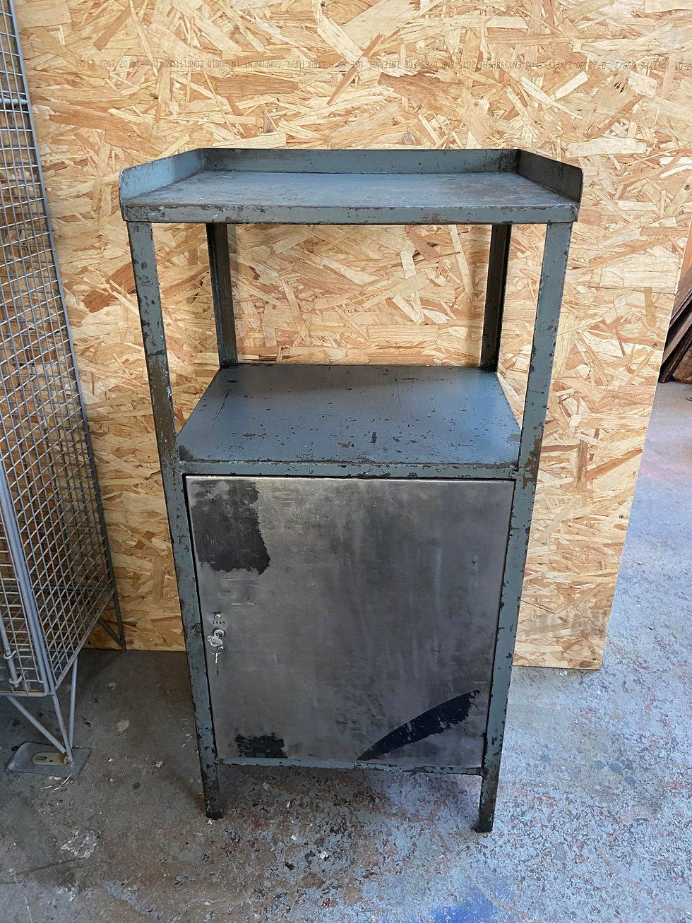 Vintage Industrial Engineers Cabinet