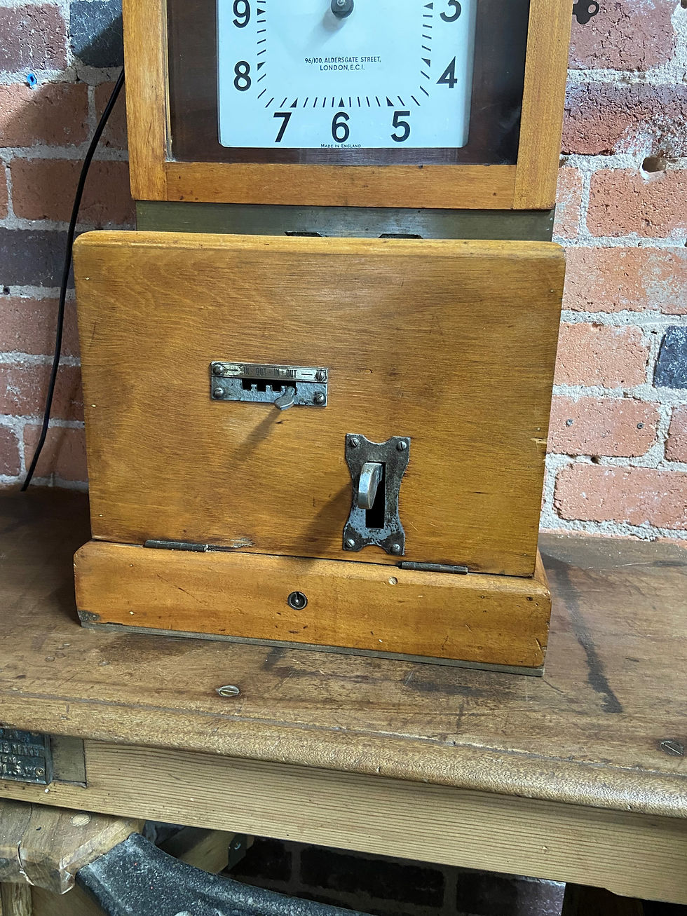 Thumbnail: Original Blick Clocking In Clock Time Recorder