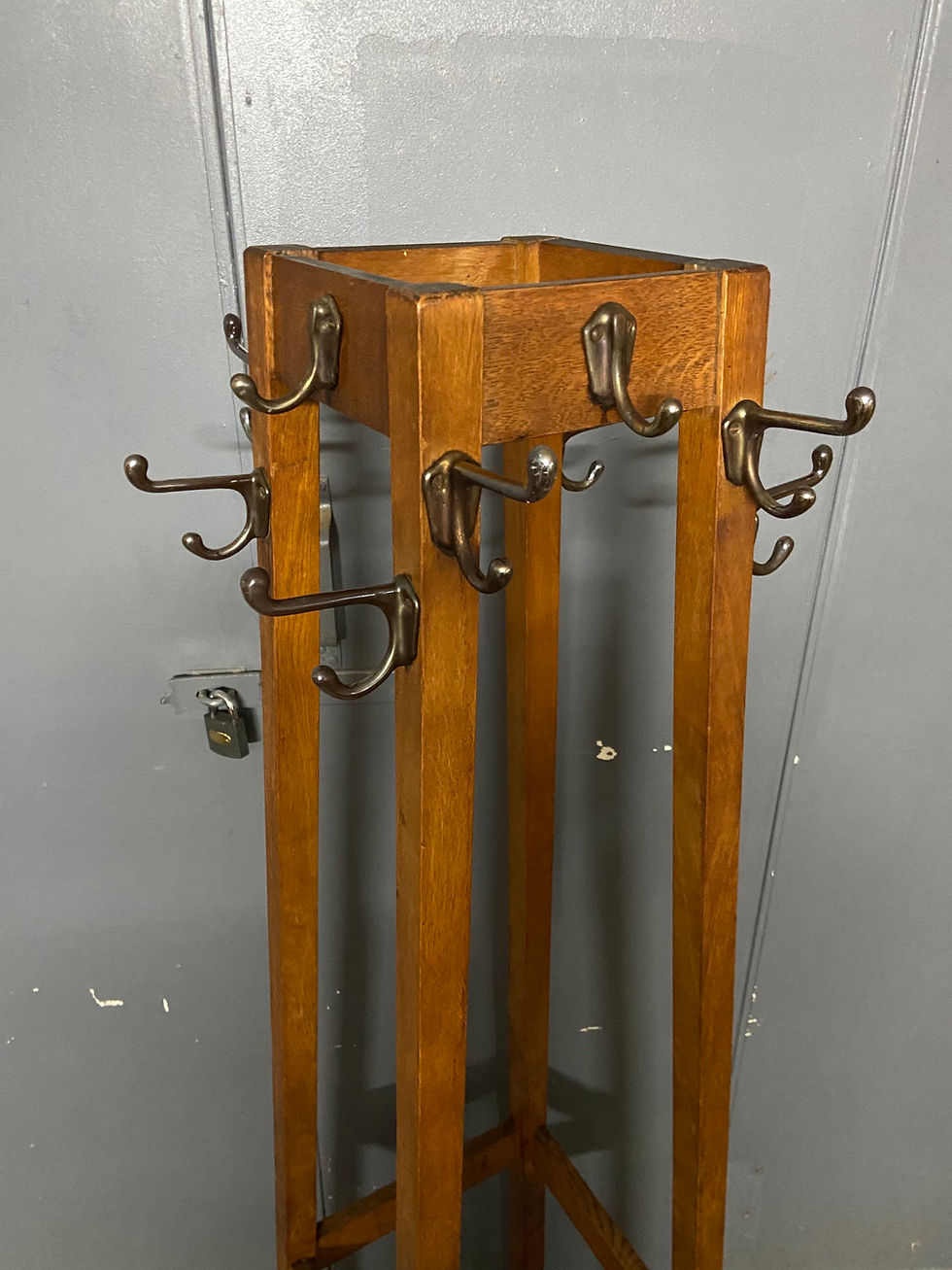 Thumbnail: Mid Century Oak Coat Stand