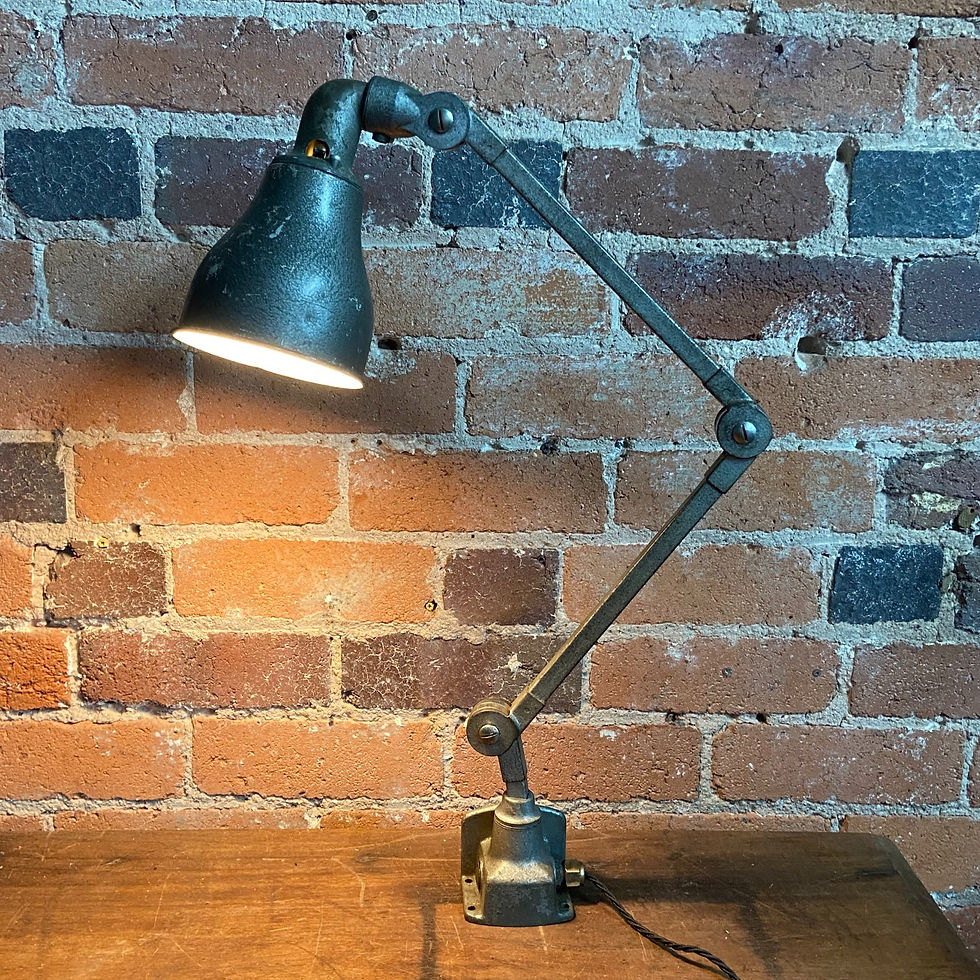 Vintage Invisaflex Machinists Lamp