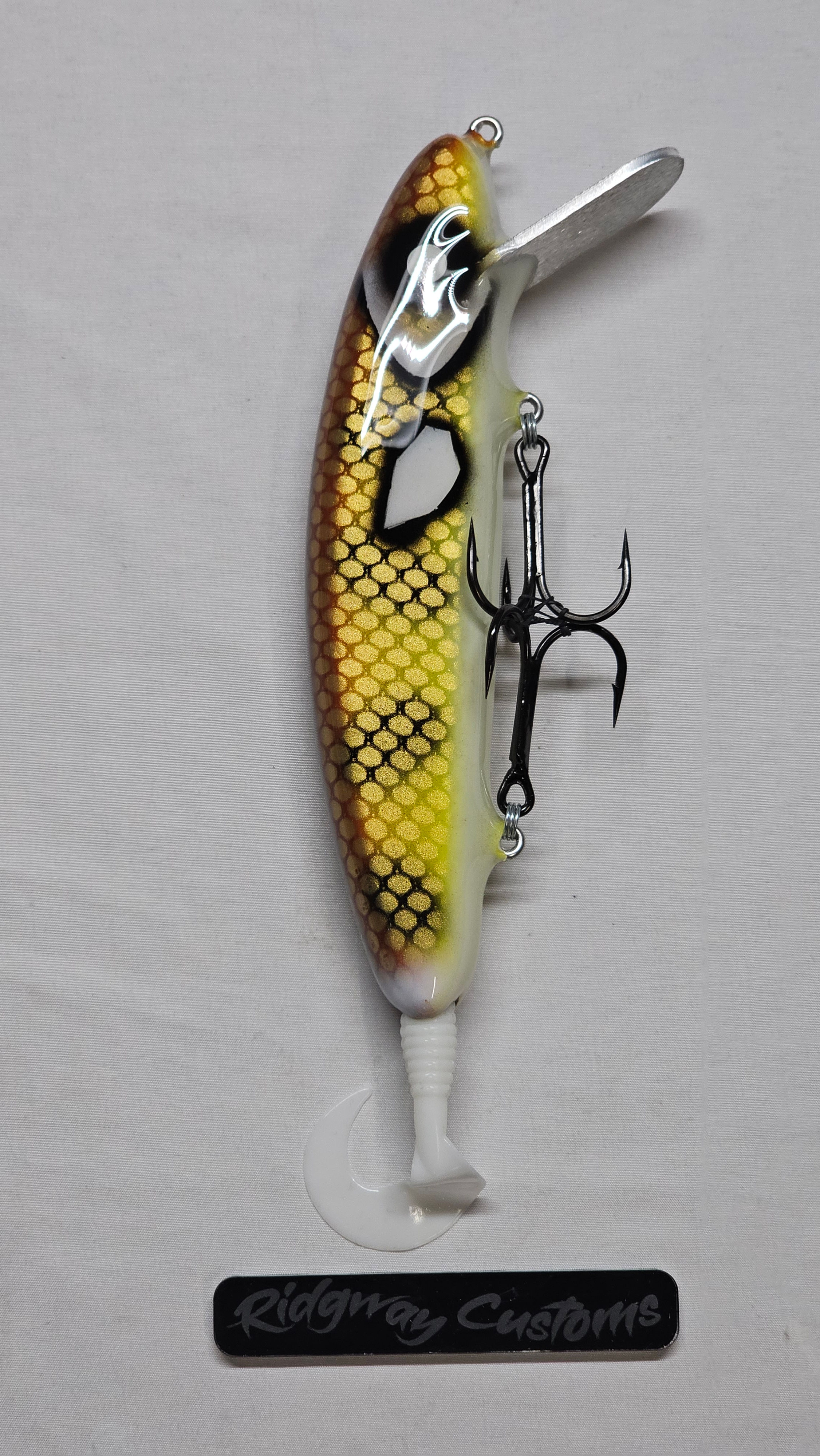 8 inch Softail Sunshine Walleye 