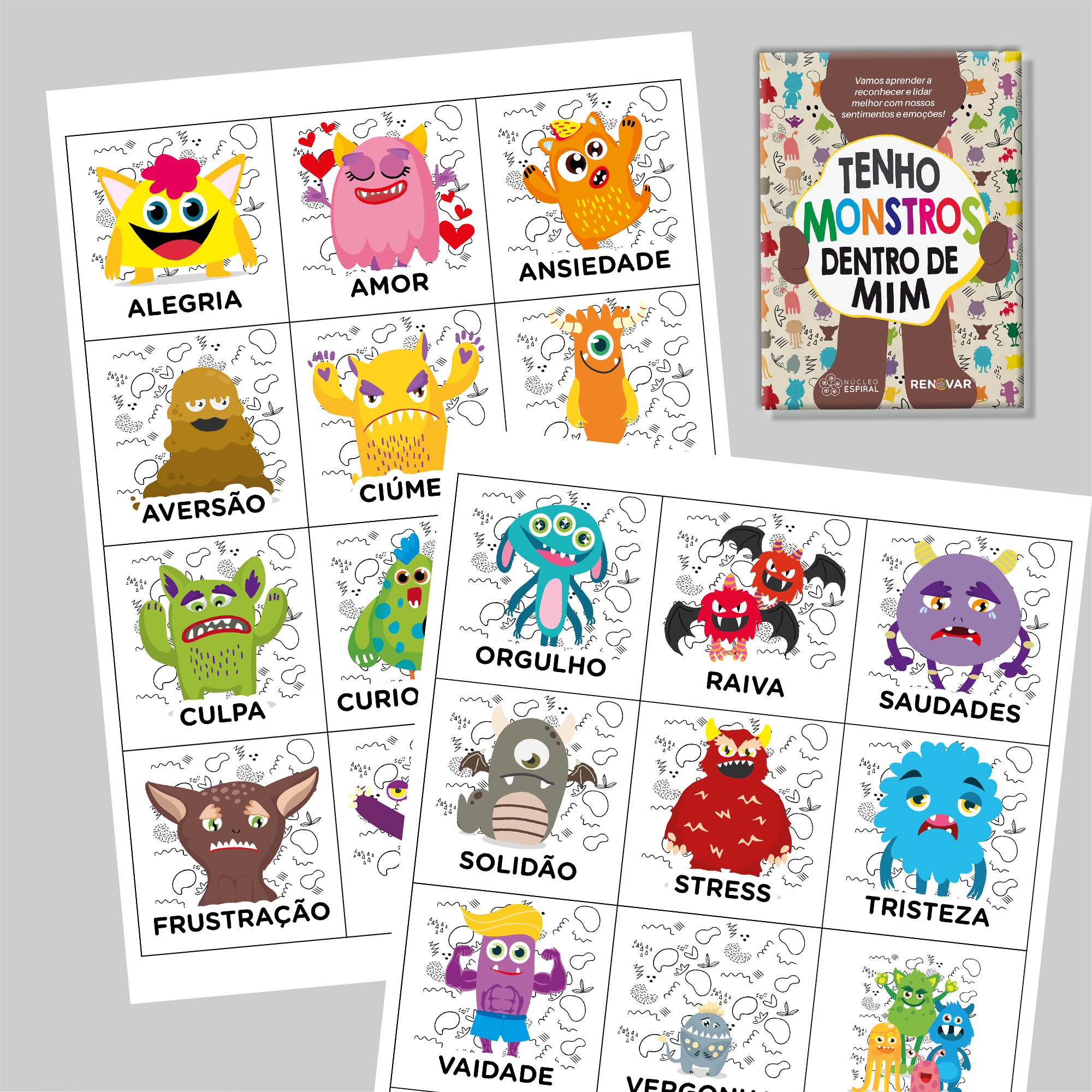 Cartas das Emoções – Tenho Monstros em Mim