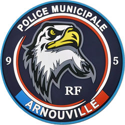 ÉCUSSON POLICE MUNICIPALE ARNOUVILLE