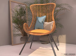 P Chaise rottin