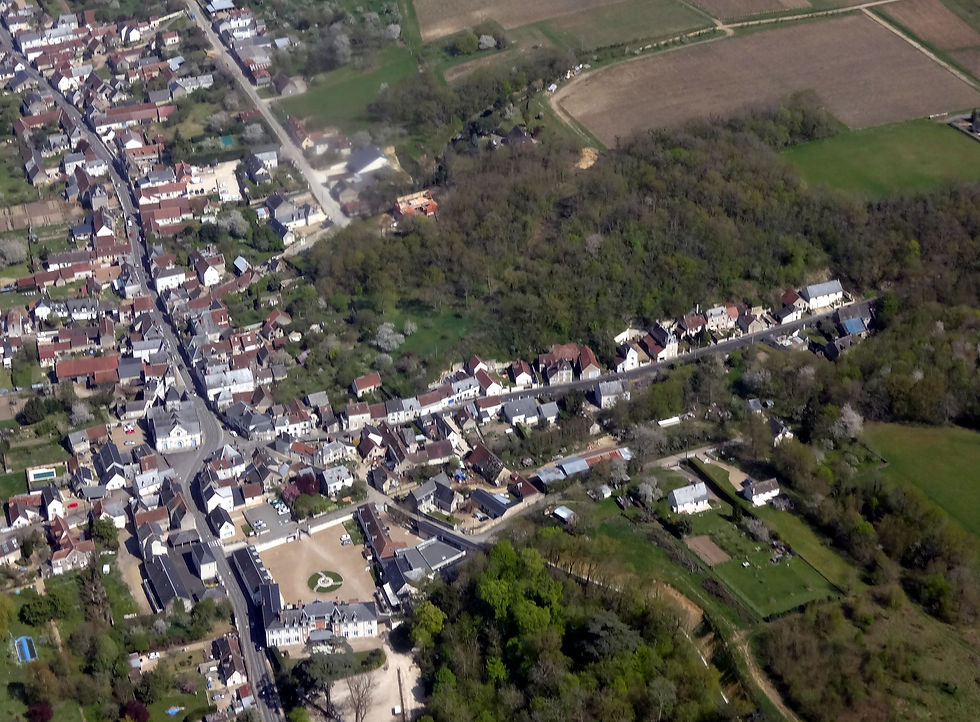 Mosnes vue aérienne