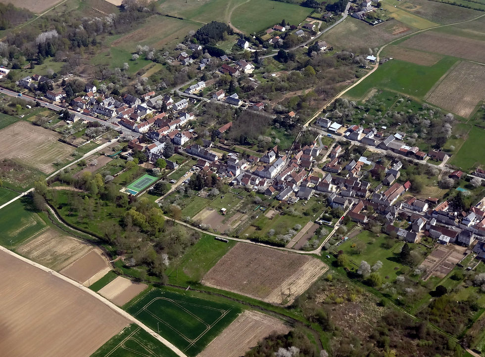 Mosnes vue aérienne