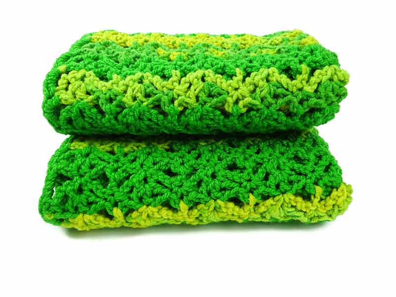 Thumbnail: Channai Limeade travel blanket bright green with yellow hues