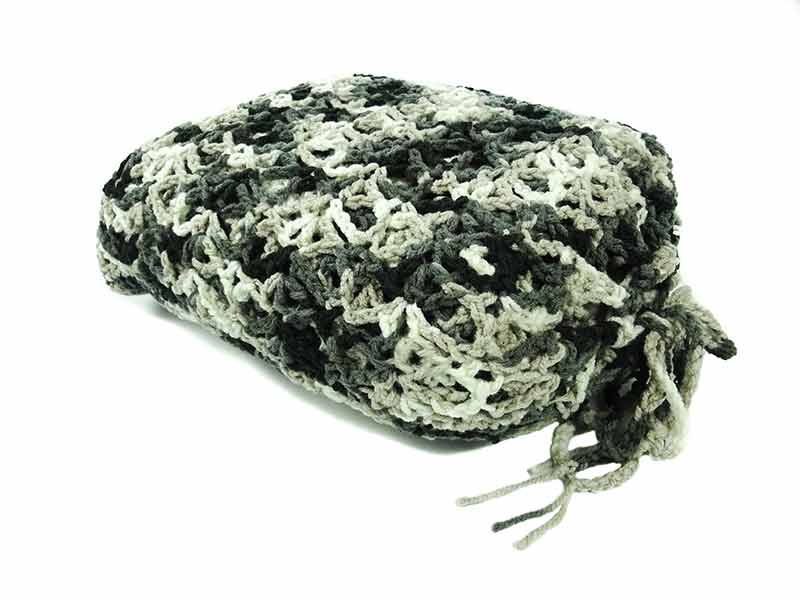 Thumbnail: Channai Salt and Pepper travel blanket in matching bag