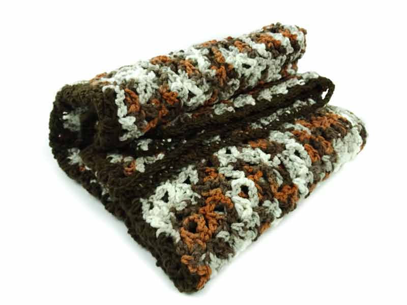 Thumbnail: Allspice travel blanket with dark chocolate highlights