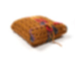 Cinnamon travel blanket with matching bag