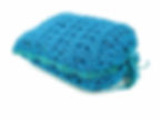 Turquoise travel blanket set