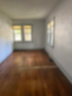 Damaged hardwood floor