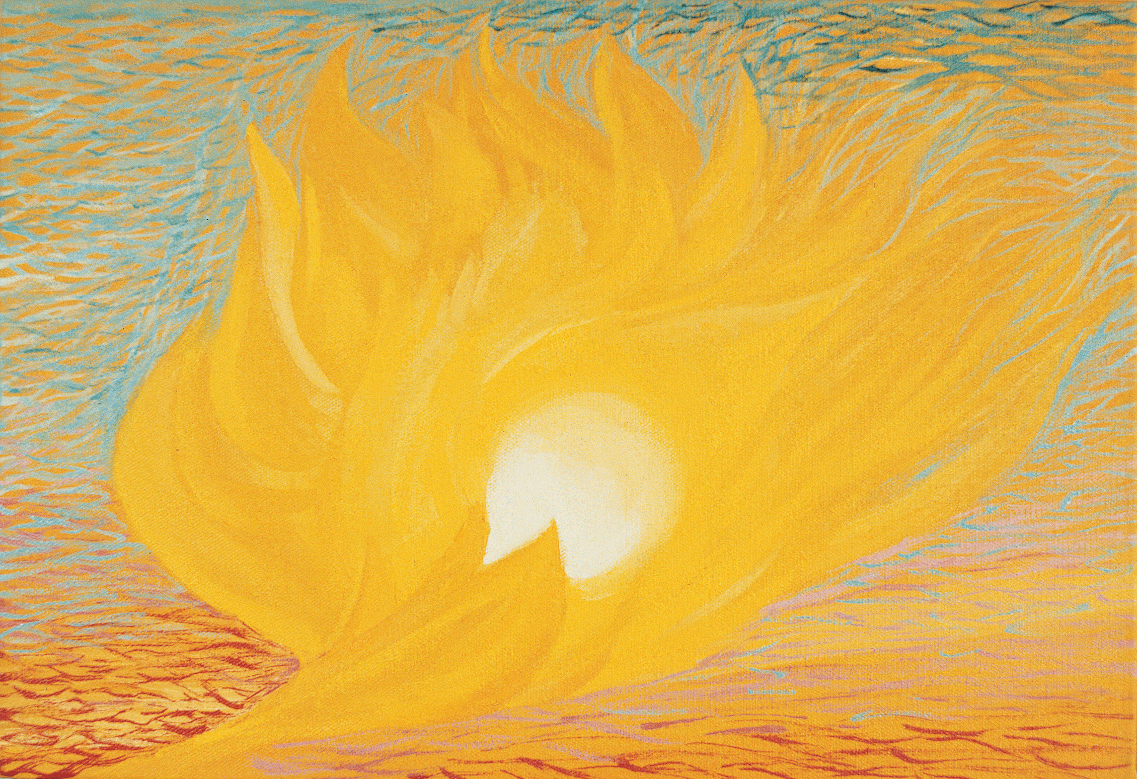 his landscape  22.2x15.8cm  oil on canvas 2004