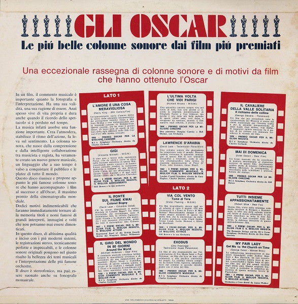 Various - Gli Oscar - Vinile LP (1969) - foto 2
