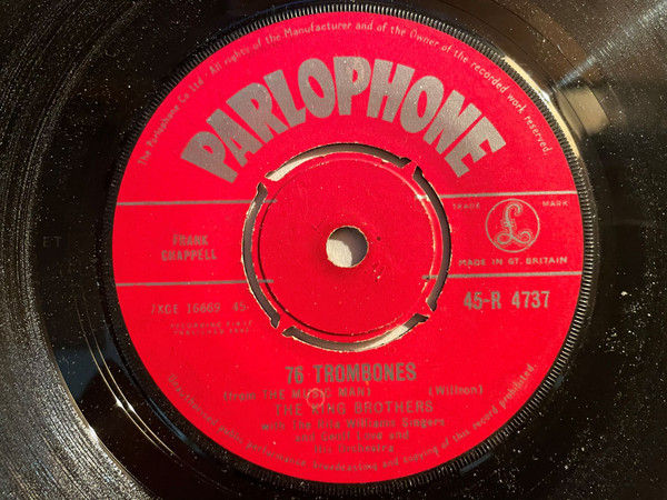 The King Brothers, The Rita Williams Singers, Geoff Love And His Orchestra - 76 Trombo... - Vinile 45 giri (1961) - copertina