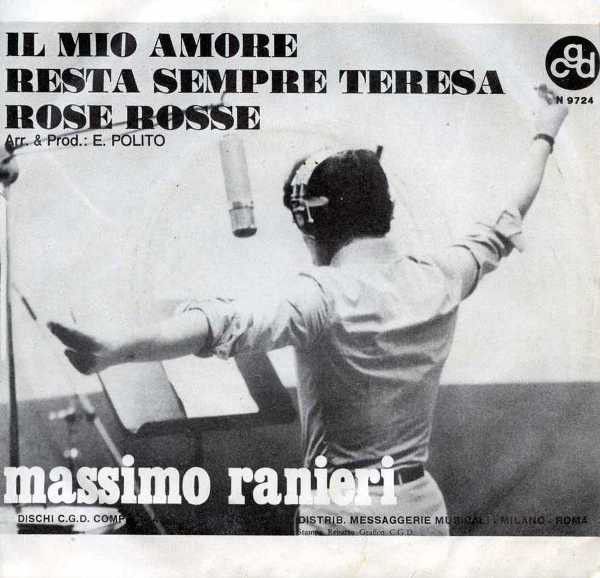 Massimo Ranieri - Il Mio Amore Resta Sempre Teresa / Rose Rosse - Vinile 45 giri (1969) - foto 2