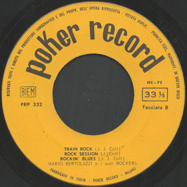 Mario Bertolazzi E I Suoi Rockers - Sexy Rock - Vinile 45 giri - foto 2