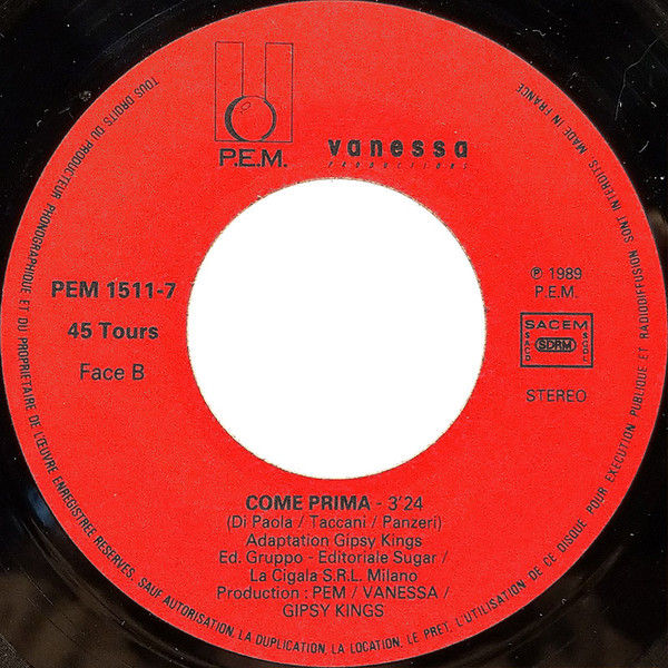 Miniatura: Volare [Gipsy Kings] - Vinyl 7", 45 RPM, Single, Stereo