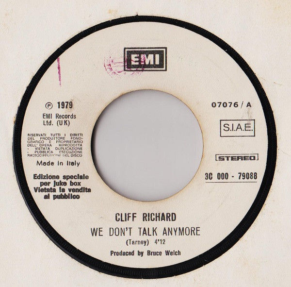 Wings, Cliff Richard - Getting Closer / We Don't Talk Anymore - Vinile 45 giri Jukebox (1979) - foto 2