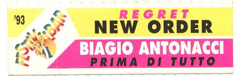 Miniature : New Order, Biagio Antonacci - Regret / Prima Di Tutto - Vinile 45 giri Jukebox - foto 3