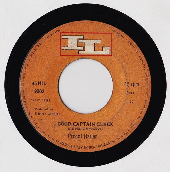 Miniatura: Homburg   Good Captain Clack [Procol Harum] - Vinyl 7", 45 RPM