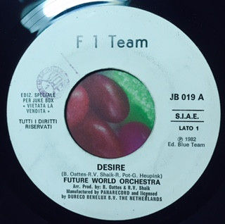 Future World Orchestra, Imagination - Desire / Burnin' up - Vinile 45 giri Jukebox (1982) - copertina