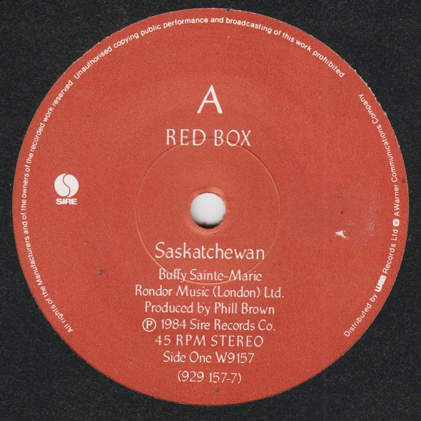 Miniature : Saskatchewan [Red Box] - Vinyl 7", 45 RPM, Single