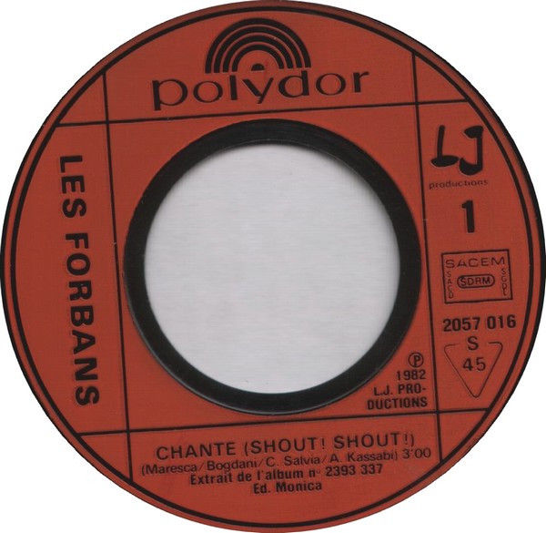 Thumbnail: Les Forbans - Chante - Vinile 45 giri (1982) - foto 3